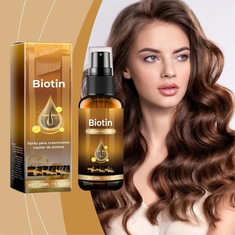 New Natural Biotin Plant Repair Damaged Hair Care Essential Oils Hair Growth Oil Moisturizing Nourishing Anti-Dandruff Care