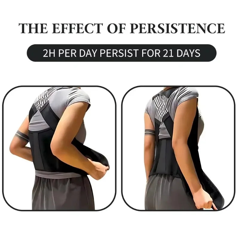 Back Posture Corrector Belt for Women Men Back Support Comfortable Adjustable Unisex Spine Shoulder Lumbar Posture Correction