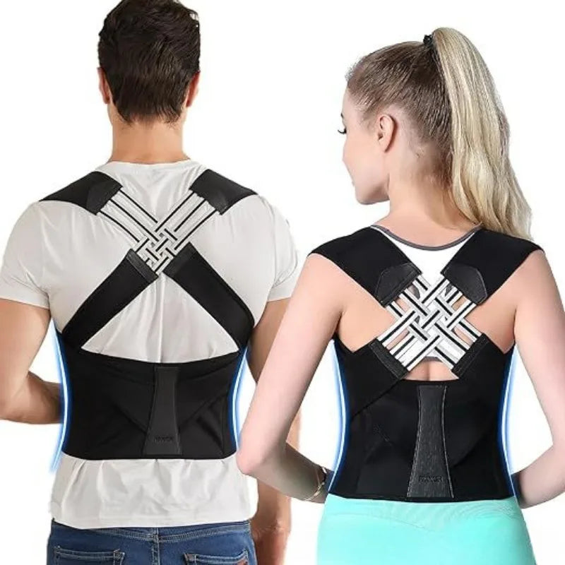 Back Posture Corrector Belt for Women Men Back Support Comfortable Adjustable Unisex Spine Shoulder Lumbar Posture Correction